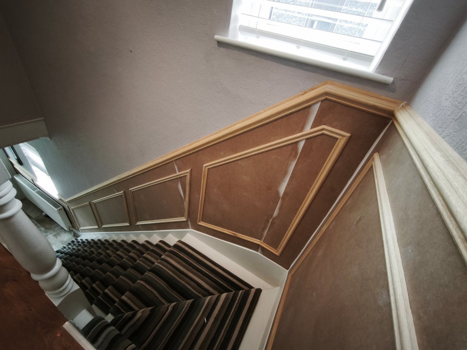 Marino stairwell panelling, finished
